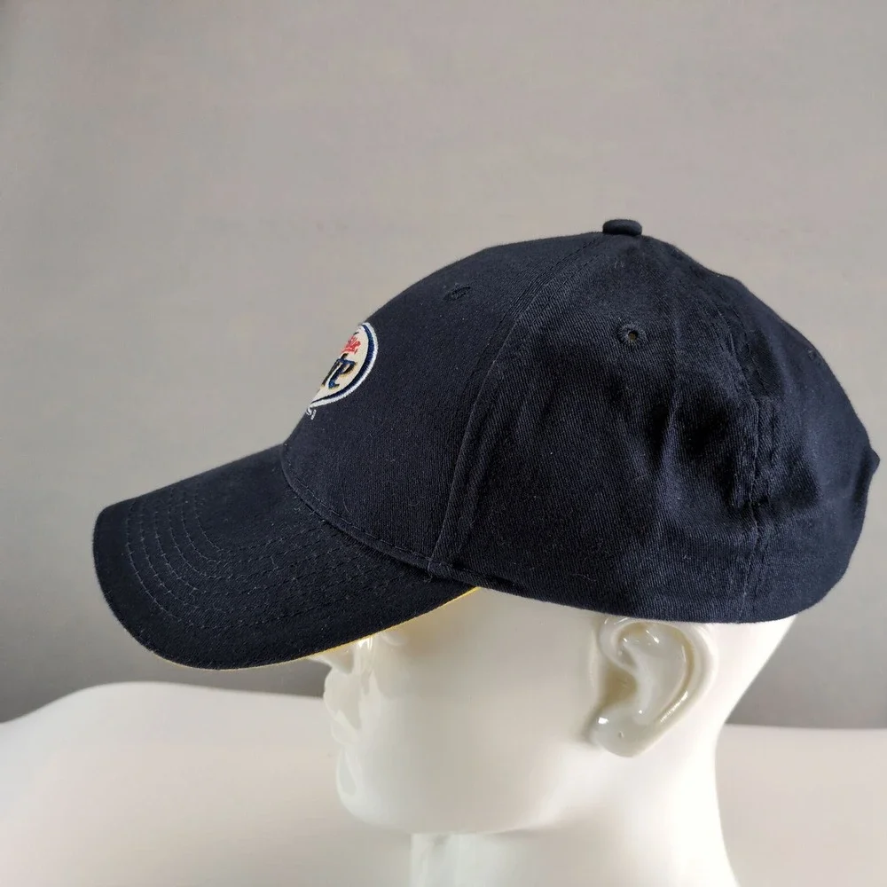Miller Lite Baseball Cap Hat Navy Blue Embroidered Beer Logo Acme‎ Adjustable
